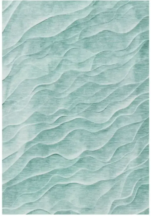 Dalyn Rug Company Pacifica Aqua 5'x8' Area Rug