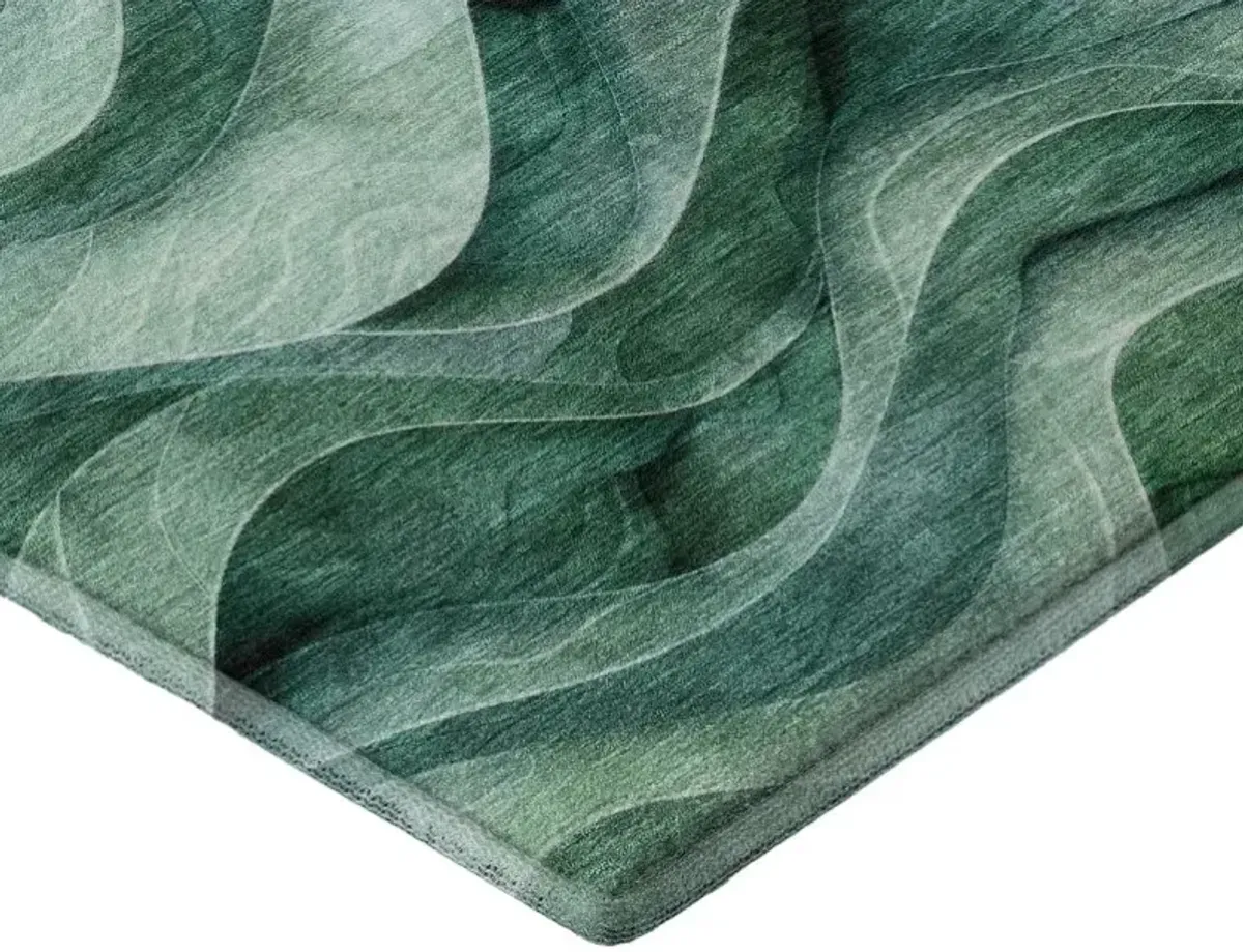 Dalyn Rug Company Pacifica Teal 5'x8' Style 3 Area Rug