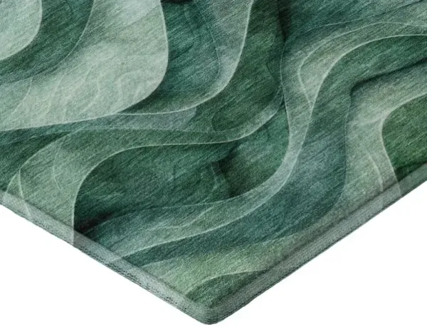 Dalyn Rug Company Pacifica Teal 5'x8' Style 3 Area Rug