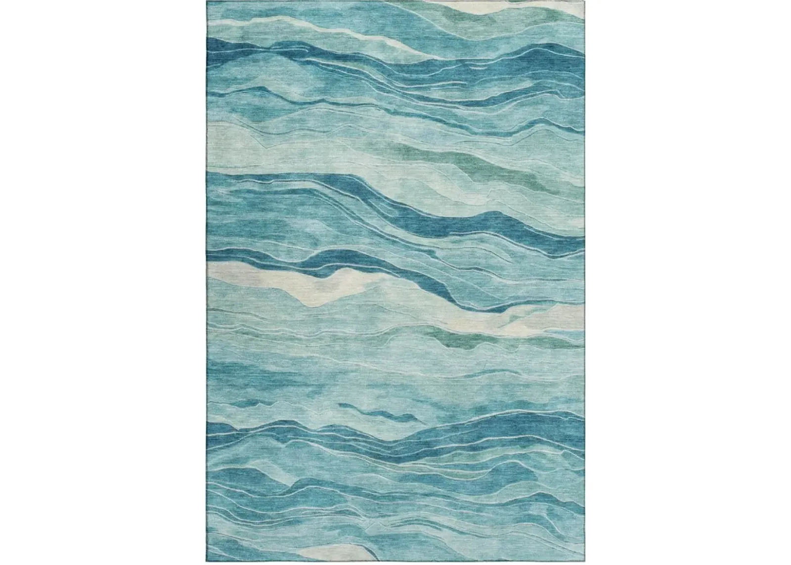 Dalyn Rug Company Pacifica Turquoise 5'x8' Style 1 Area Rug