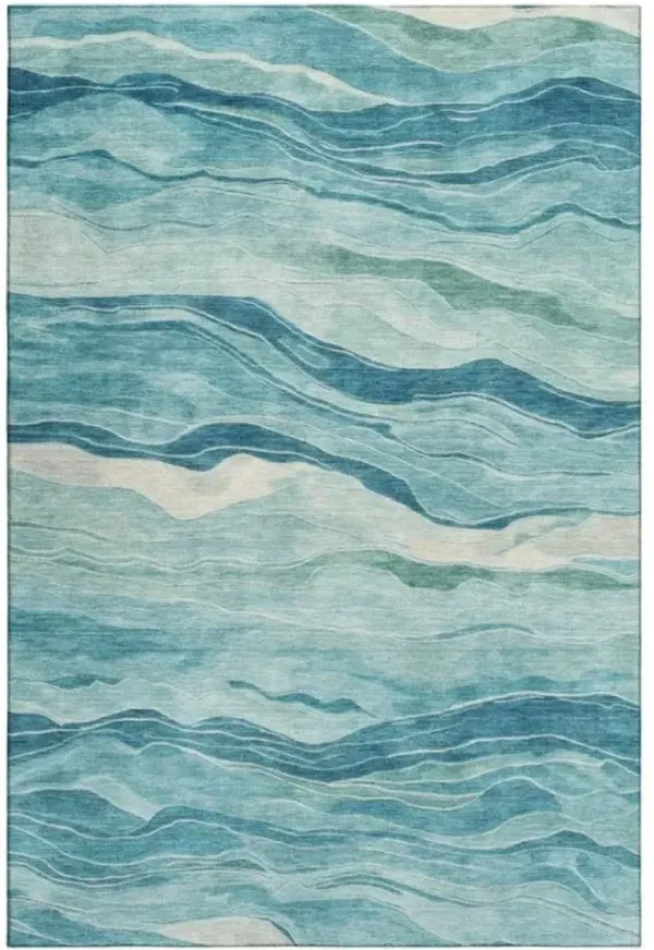 Dalyn Rug Company Pacifica Turquoise 8'x10 Style 1 Area Rug