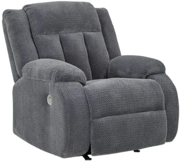 Signature Design by Ashley® Observation Steel Power Rocker Recliner