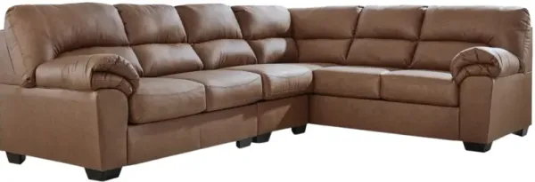 Signature Design by Ashley® WillowBend 3-Piece Caramel L-Shape Sectional