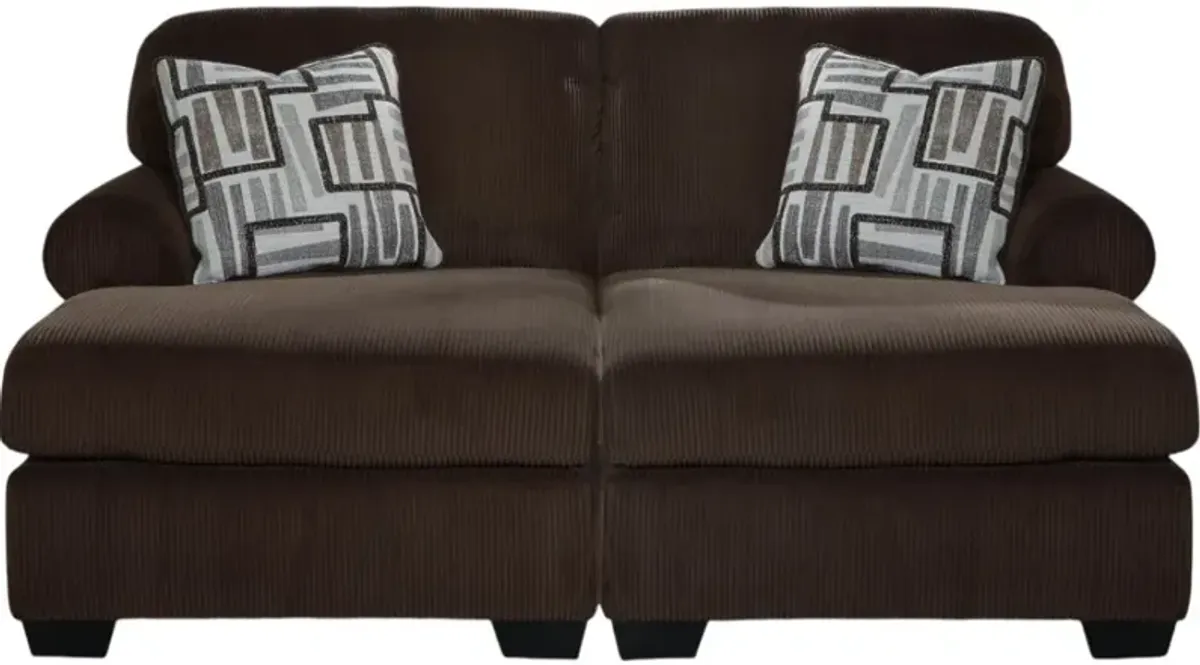 Signature Design by Ashley® Kimlee 2-Piece Chocolate Sectional and Chaise