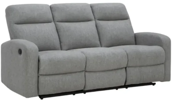 Signature Design by Ashley® Gauntlet Sterling Manual Reclining Sofa