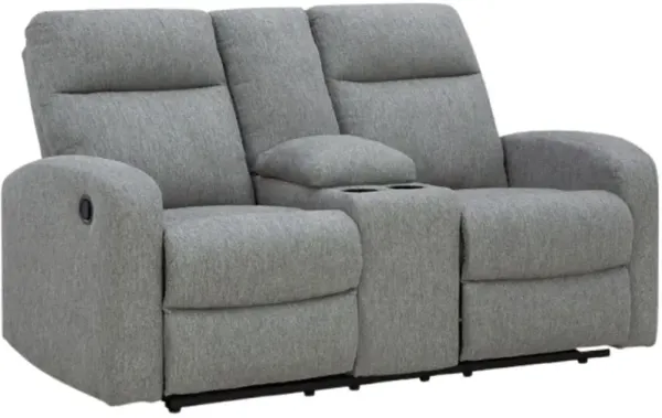 Signature Design by Ashley® Gauntlet Sterling Manual Reclining Loveseat
