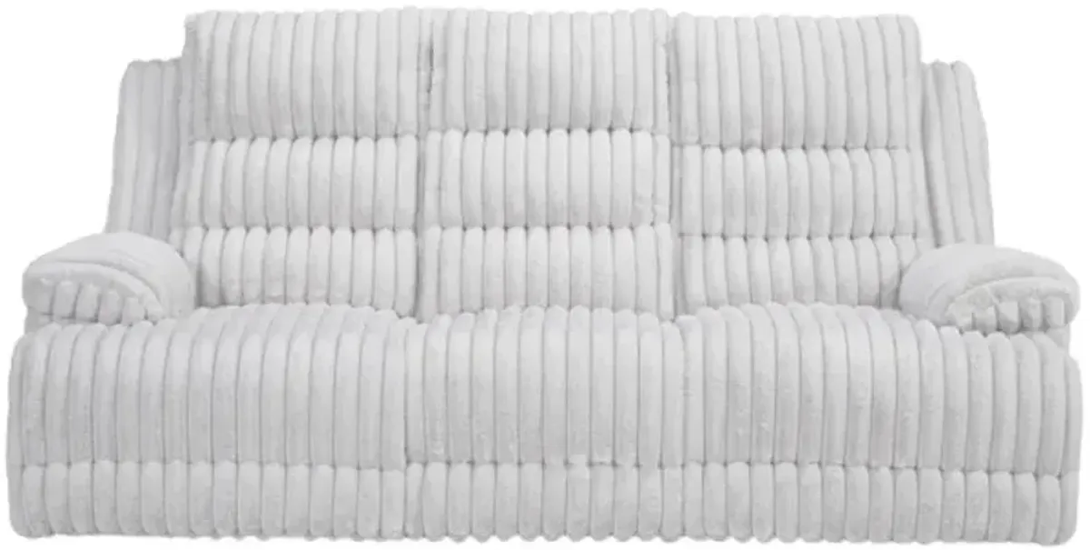 Signature Design by Ashley® Rhines Falls Alloy Power Reclining Sofa with Drop Down Table