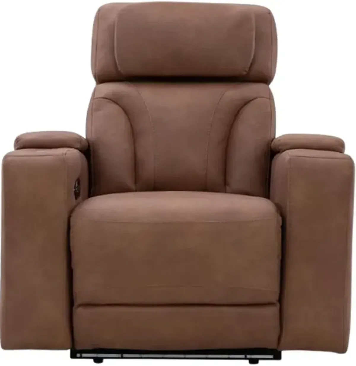 Signature Design by Ashley® Clean-Slate Caramel Power Recliner with Adjustable Headrest