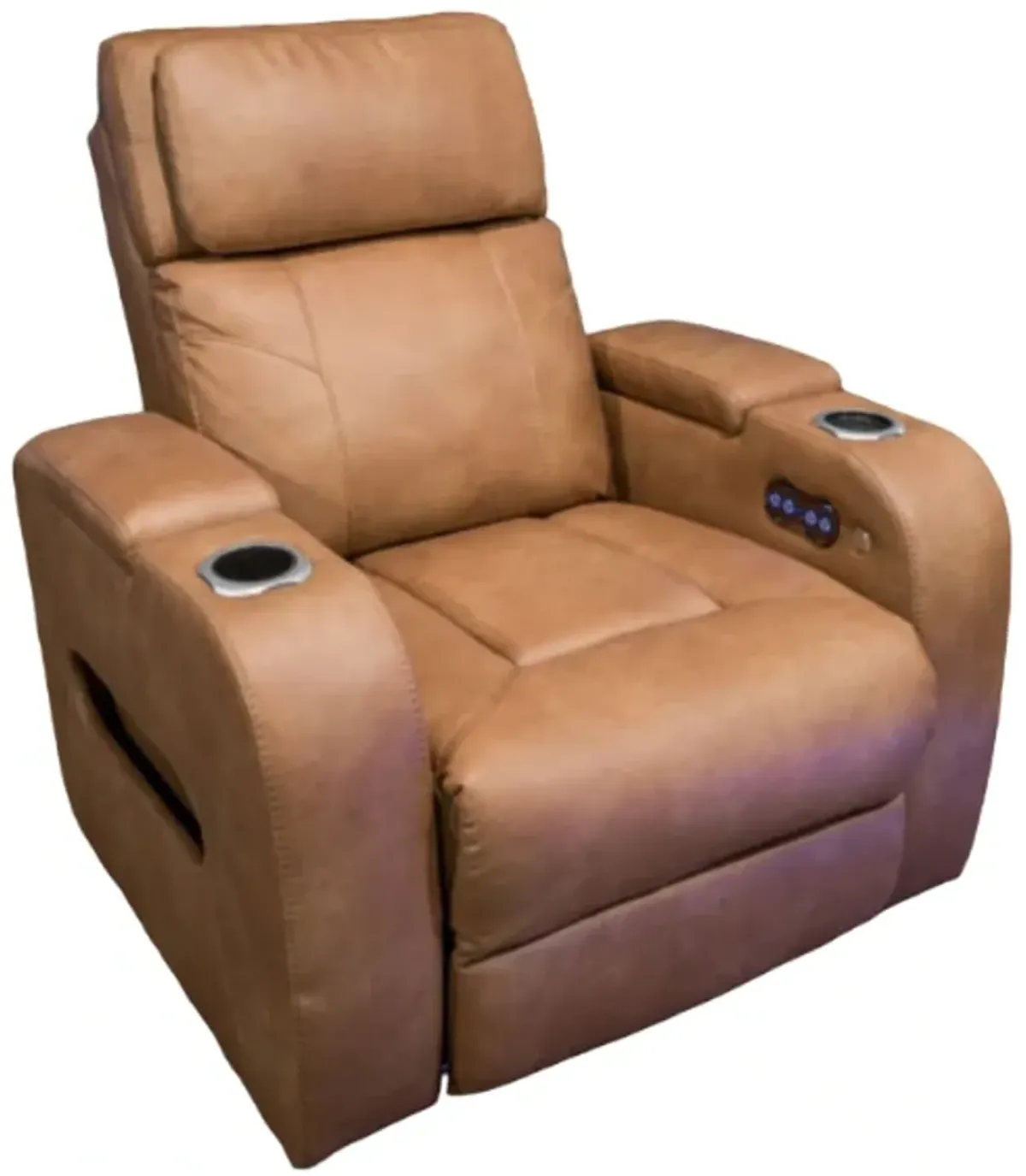 Signature Design by Ashley® Clean-Slate Caramel Power Recliner with Adjustable Headrest