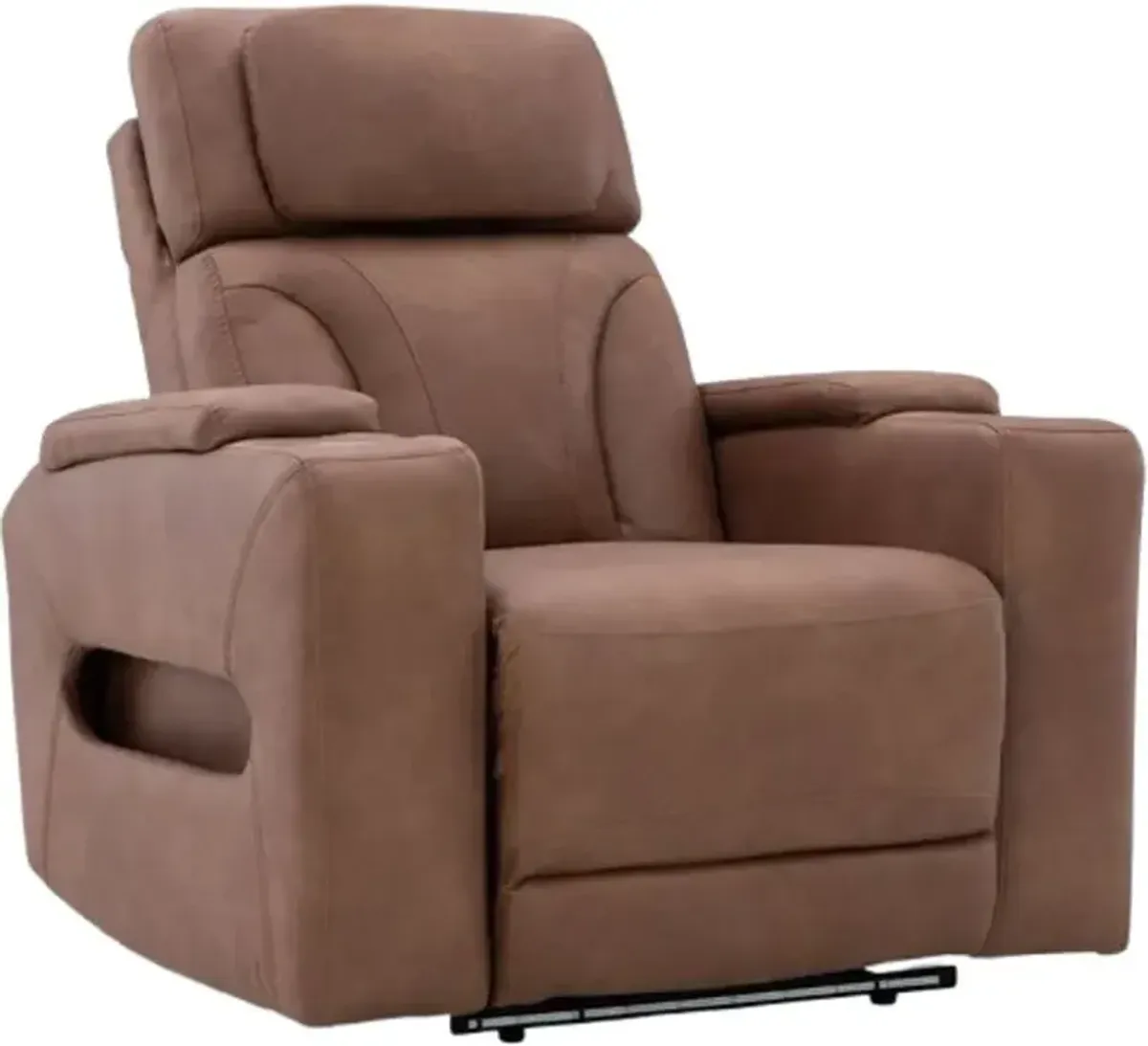 Signature Design by Ashley® Clean-Slate Caramel Power Recliner with Adjustable Headrest