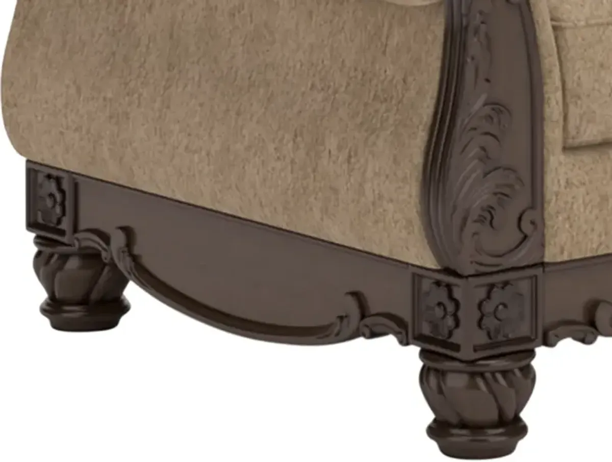 Signature Design by Ashley® Chelsworth Brown/Golden Loveseat