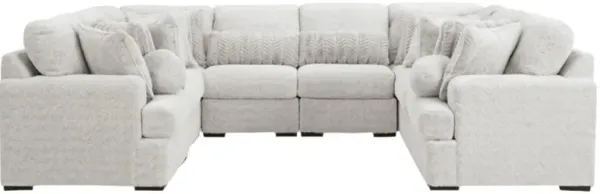 Signature Design by Ashley® Cuddle Plush 8-Piece Arctic U-Shape Sectional
