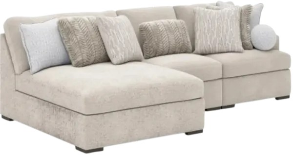 Signature Design by Ashley® Cuddle Plush 3-Piece Arctic Modular Sectional