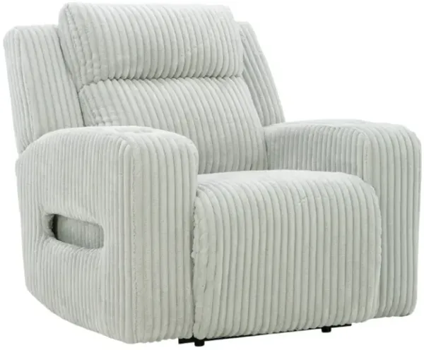 Signature Design by Ashley® Forest Lake Alloy Power Recliner with Adjustable Headrest