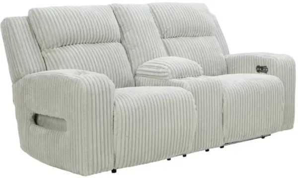 Signature Design by Ashley® Forest Lake Alloy Power Reclining Loveseat with Console