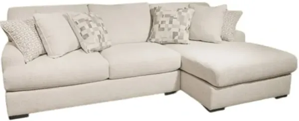 Signature Design by Ashley® Misty-Lakes 2-Piece Chalk Sectional Sofa Chaise