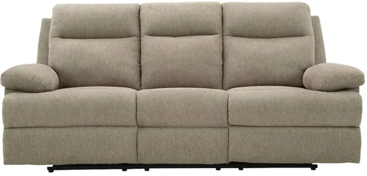 Signature Design by Ashley® Side-Swipe Mocha Manual Reclining Sofa