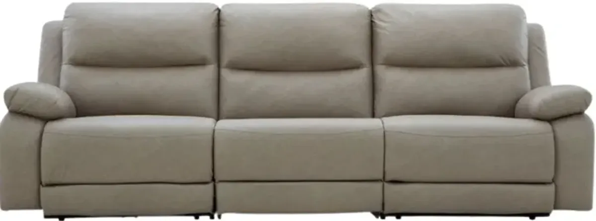 Signature Design by Ashley® Narwhal Place 3-Piece Pebble Power Reclining Sectional