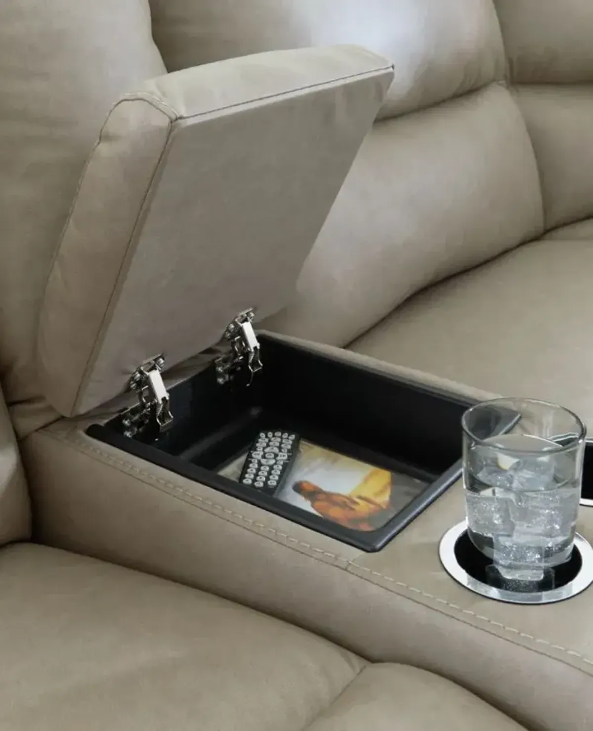 Signature Design by Ashley® Narwhal Place 6-Piece Pebble Power Reclining Sectional