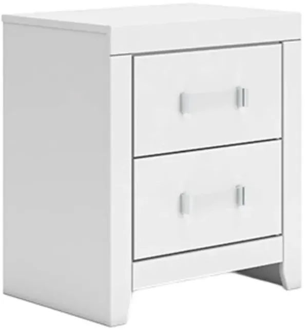 Signature Design by Ashley® Maeling White 2-Drawer Nightstand