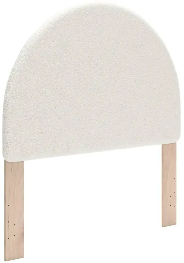 Signature Design by Ashley® Arloster Tan/White Upholstered Full Panel Headboard