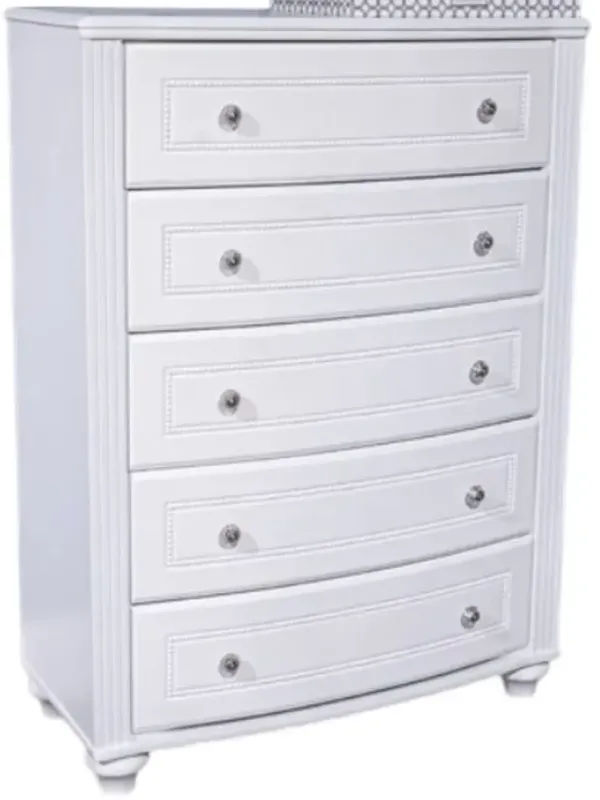 Signature Design by Ashley® Kozlani White 5-Drawer Chest