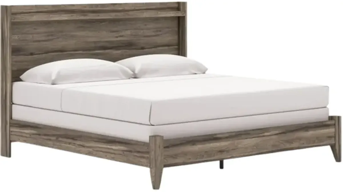 Signature Design by Ashley® Elbrim Brown King Panel Bed