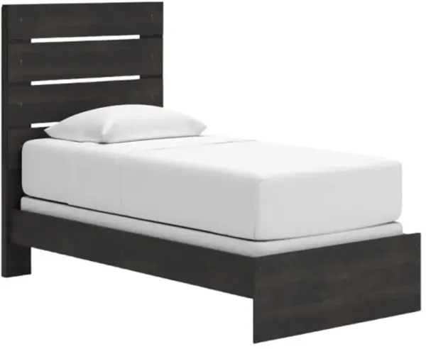 Signature Design by Ashley® Hollivern Dark Gray Twin Panel Bed