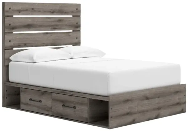 Signature Design by Ashley® Graystorm Brown/Gray 4-Drawer Full Storage Panel Bed