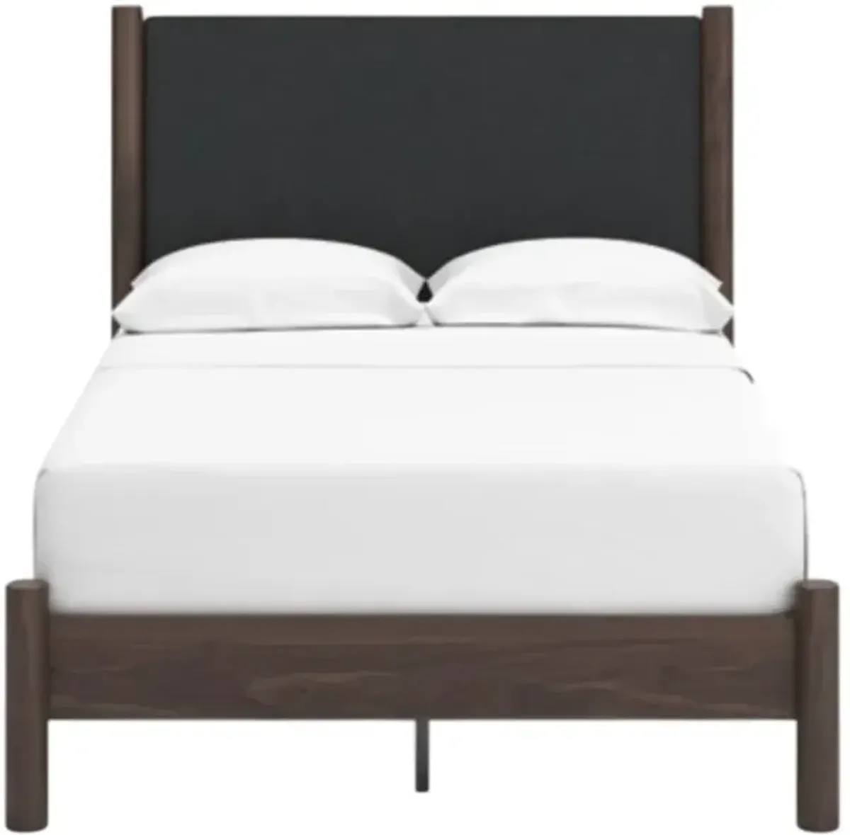 Signature Design by Ashley® Pamytta Brown Full Upholstered Panel Platform Bed