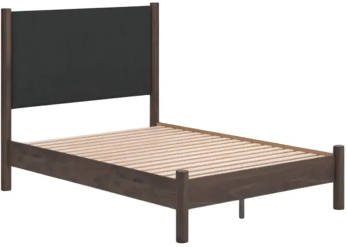 Signature Design by Ashley® Pamytta Brown Full Upholstered Panel Platform Bed