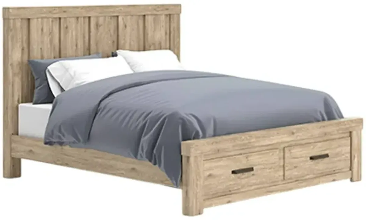 Signature Design by Ashley® Oliandon Light Brown Queen Storage Panel Bed