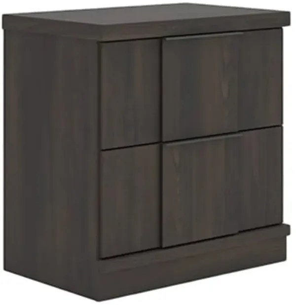 Signature Design by Ashley® Shaehartin Dark Brown 2-Drawer Nightstand