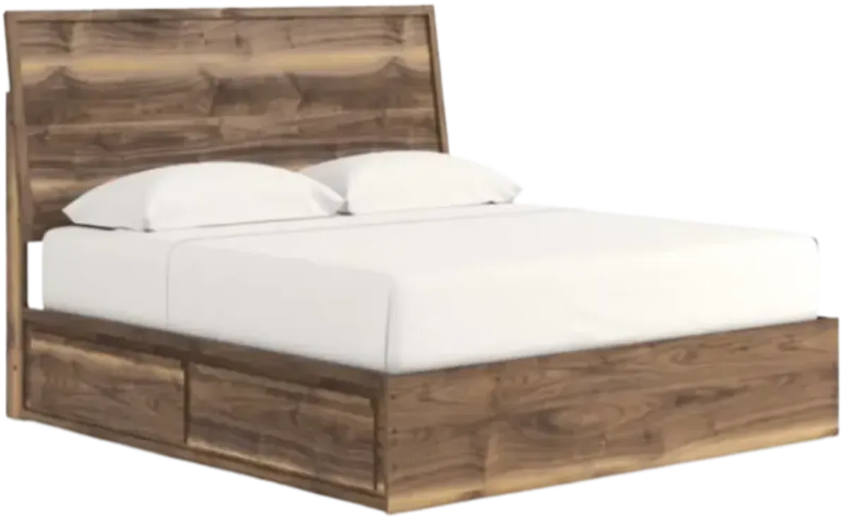 Signature Design by Ashley® Chirason Brown King Storage Panel Bed