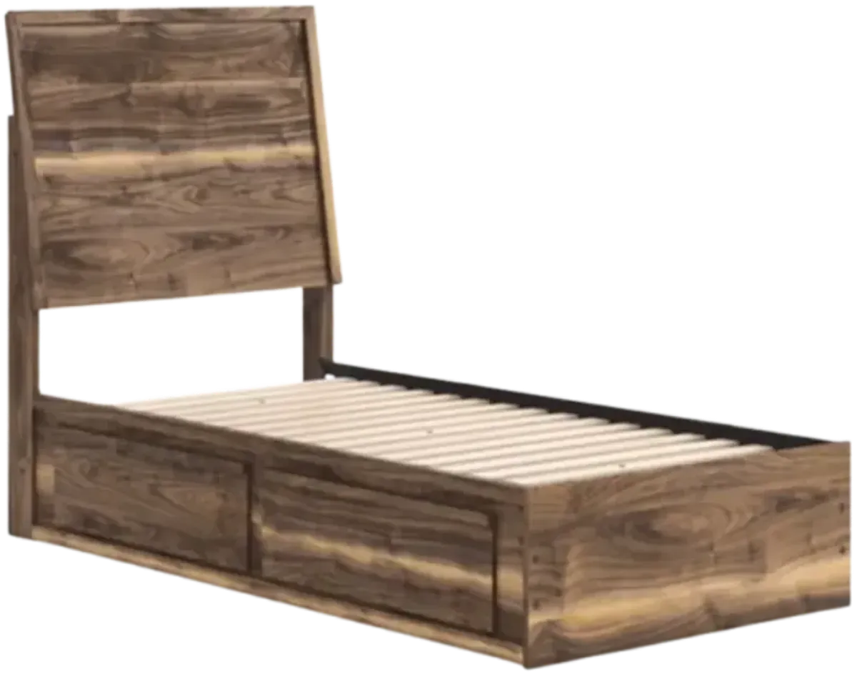 Signature Design by Ashley® Chirason Brown Twin Storage Panel Bed