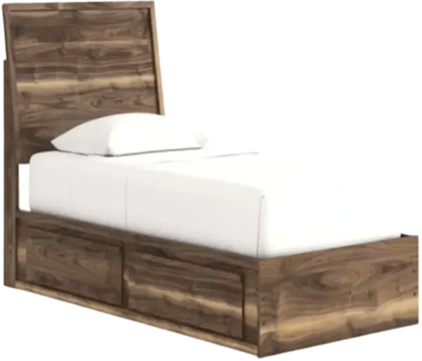 Signature Design by Ashley® Chirason Brown Twin Storage Panel Bed