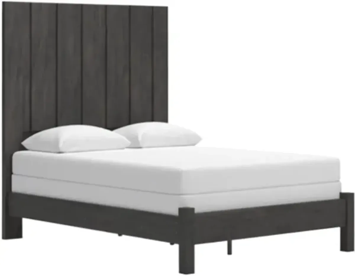 Signature Design by Ashley® Fraluna Charcoal Queen Panel Bed