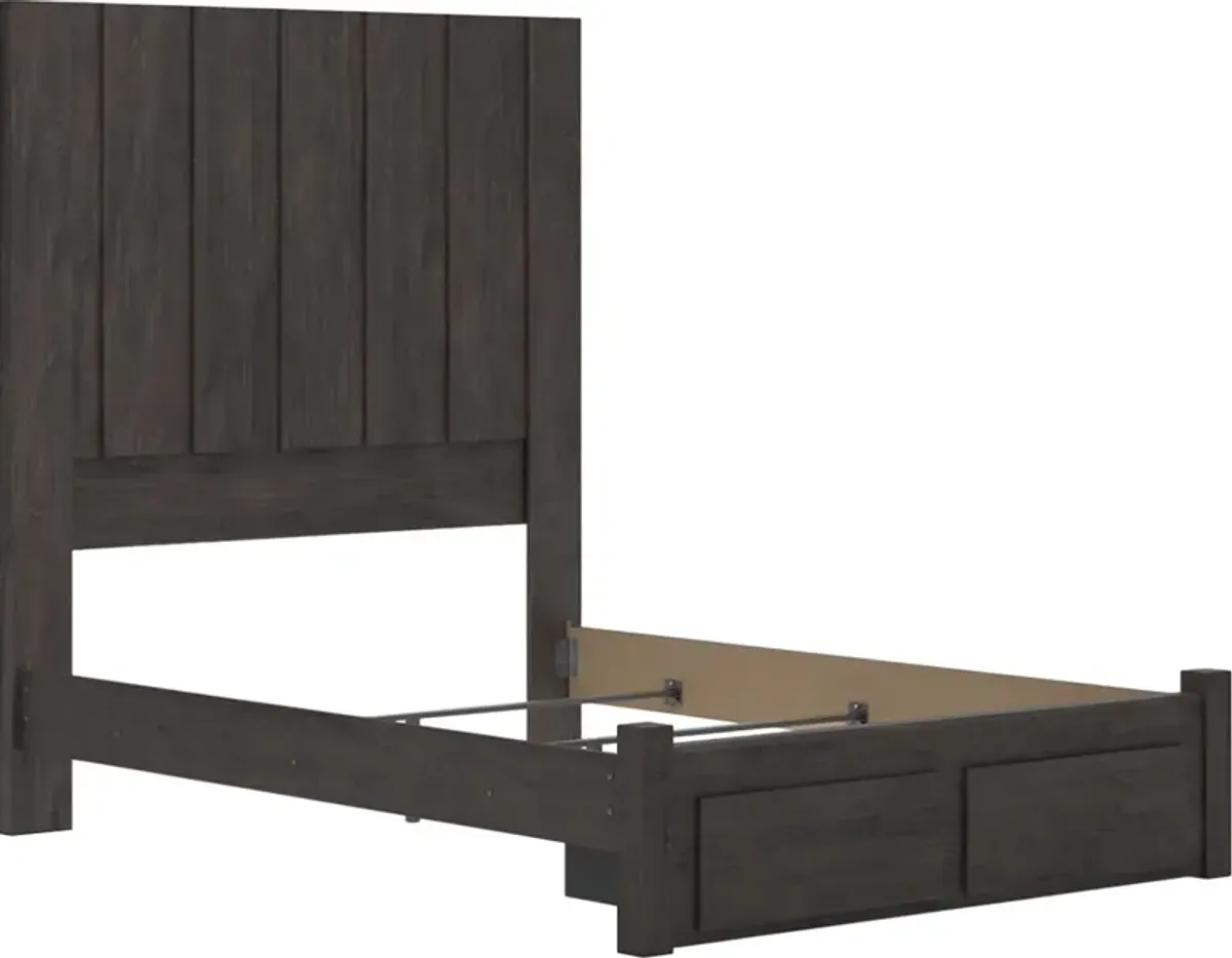 Signature Design by Ashley® Fraluna Charcoal Queen Storage Panel Bed