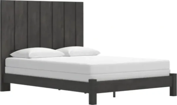 Signature Design by Ashley® Fraluna Charcoal King Panel Bed