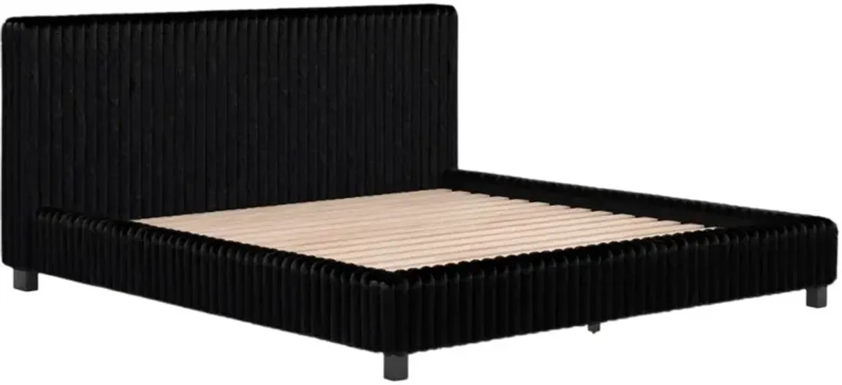 Signature Design by Ashley® Zuraleus Black King Upholstered Bed