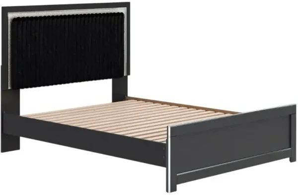 Signature Design by Ashley® Zuraleus Black Queen Upholstered Platform Bed