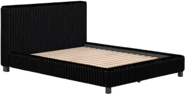 Signature Design by Ashley® Zuraleus Black Queen Upholstered Panel Bed