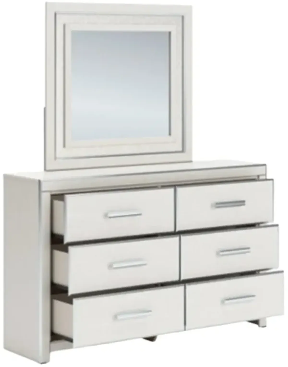 Signature Design by Ashley® Zuraleus White Dresser and Mirror