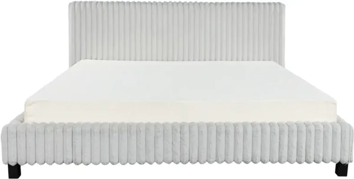 Signature Design by Ashley® Zuraleus White California King Upholstered Bed