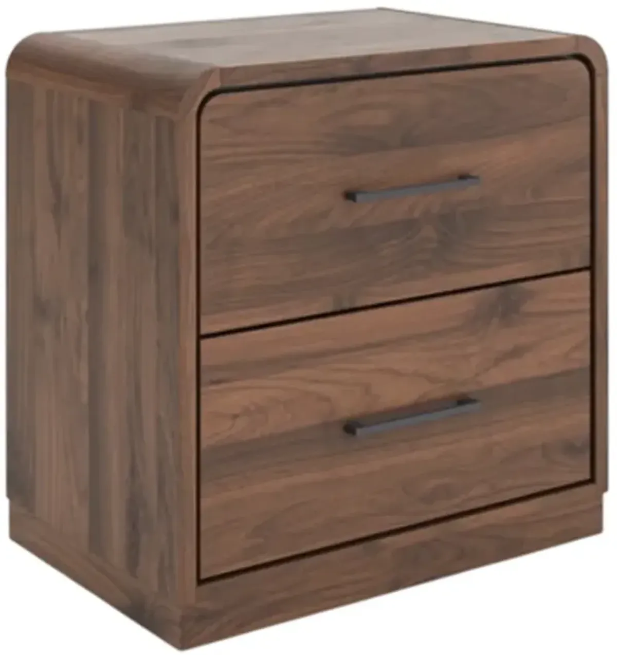 Signature Design by Ashley® Fortlorn Walnut Brown 2-Drawer Nighstand