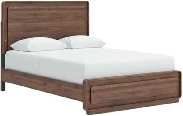 Signature Design by Ashley® Fortlorn Walnut Brown Queen Panel Bed