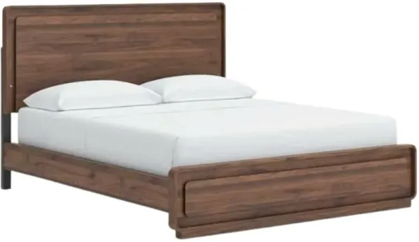 Signature Design by Ashley® Fortlorn Walnut Brown King Panel Bed