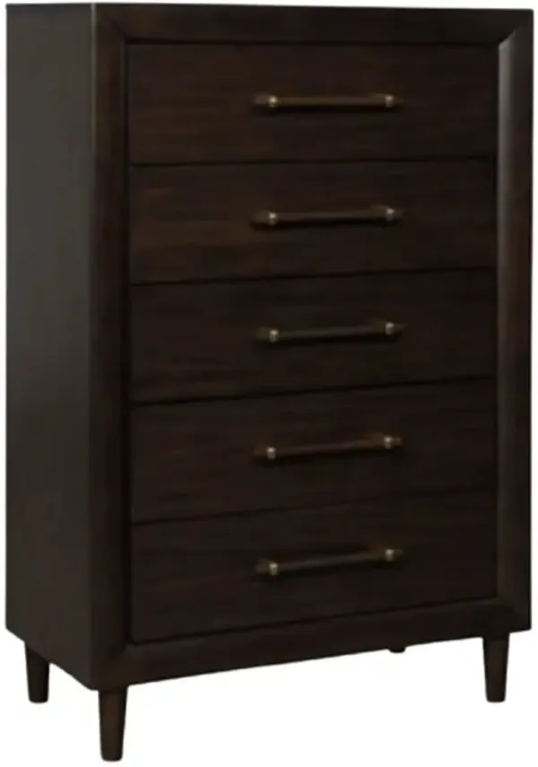 Benchcraft® Mallenette Merlot 5-Drawer Chest
