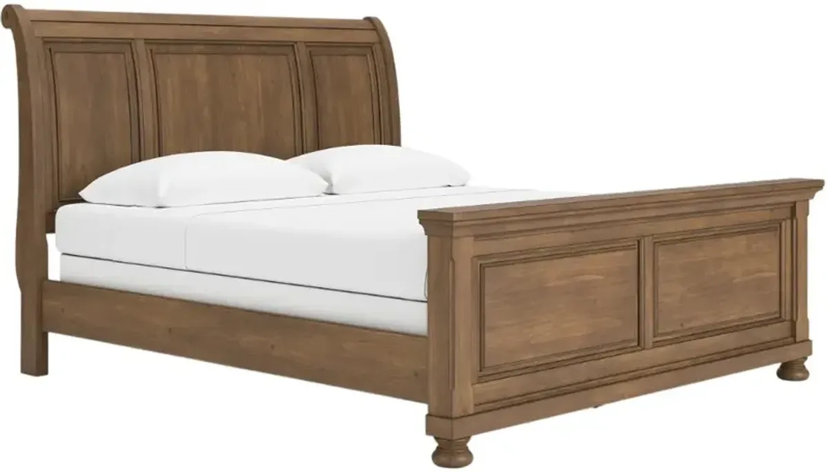 Signature Design by Ashley® Feddinger Medium Brown King Sleigh Bed