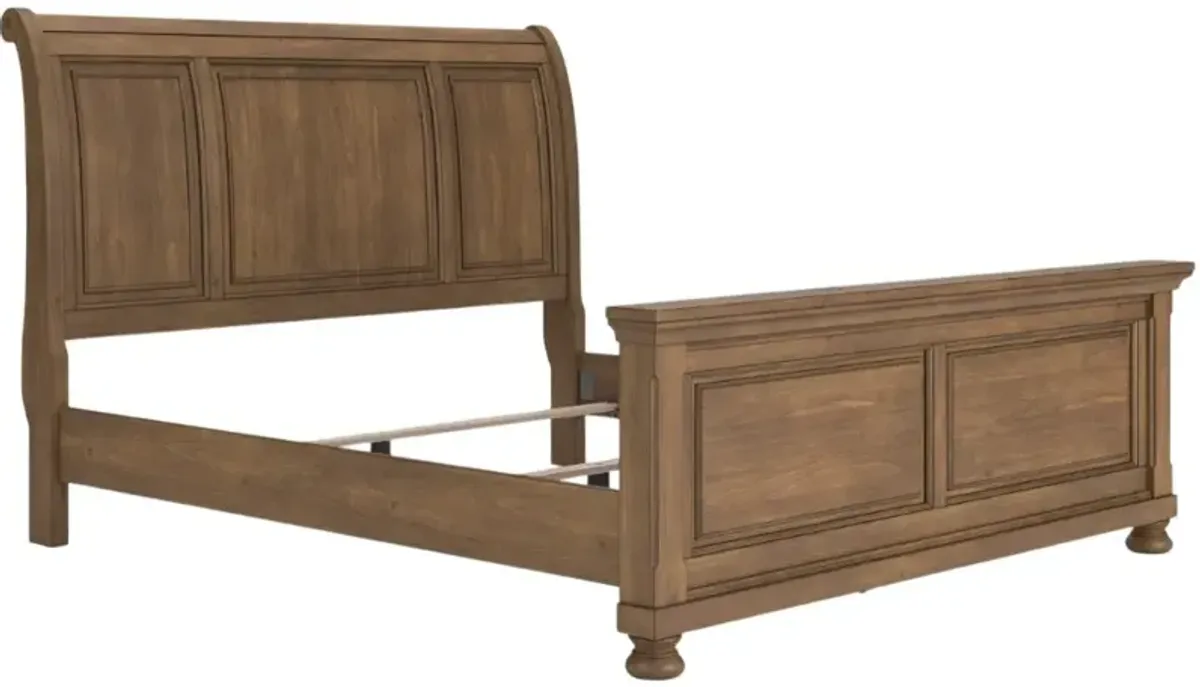 Signature Design by Ashley® Feddinger Medium Brown King Sleigh Bed